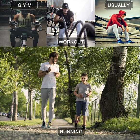 Men's Slim Joggers Gym Workout Pants,Sport Training Tapered Sweatpants,Casual At - Picture 6 of 6